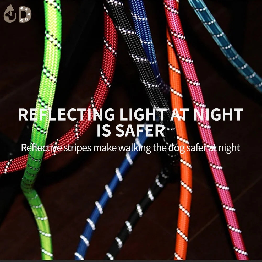 Dog Leash 120/150/200/300cm Nylon Pet Leashes Reflective Dog Leash For Medium Small Large Dog Leashes Ropes Pet Accessories