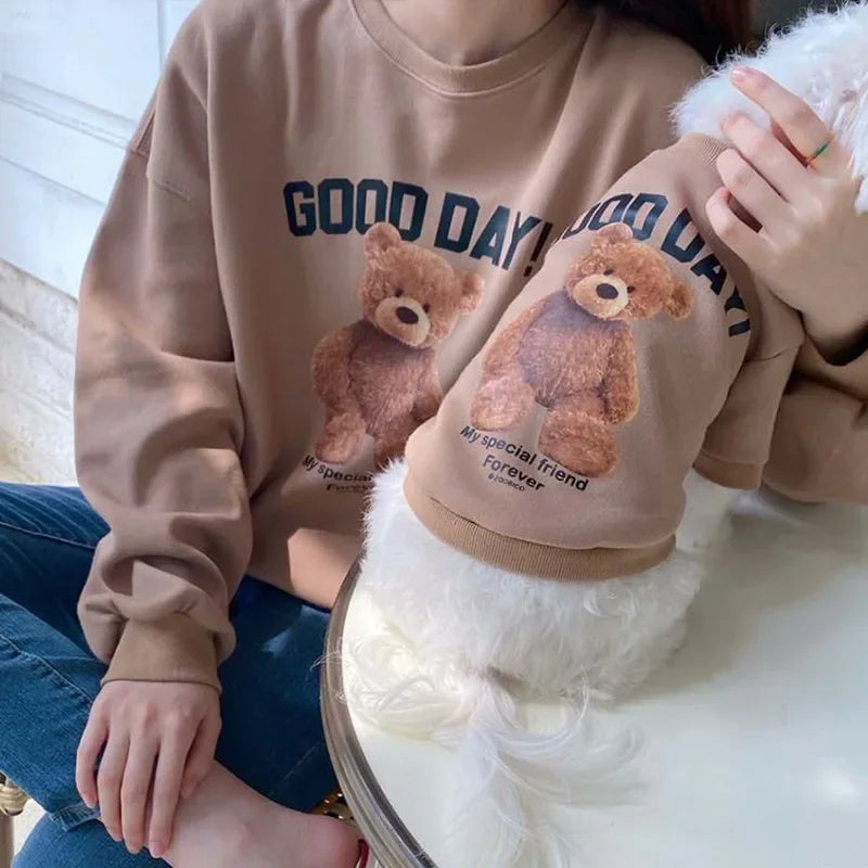 Winter Warm Pet Dog Clothes Cute Bear Dogs Hoodies for Puppy Small Medium Dogs Clothing Sweatshirt Kawaii Clothes 푸들 강아지 옷