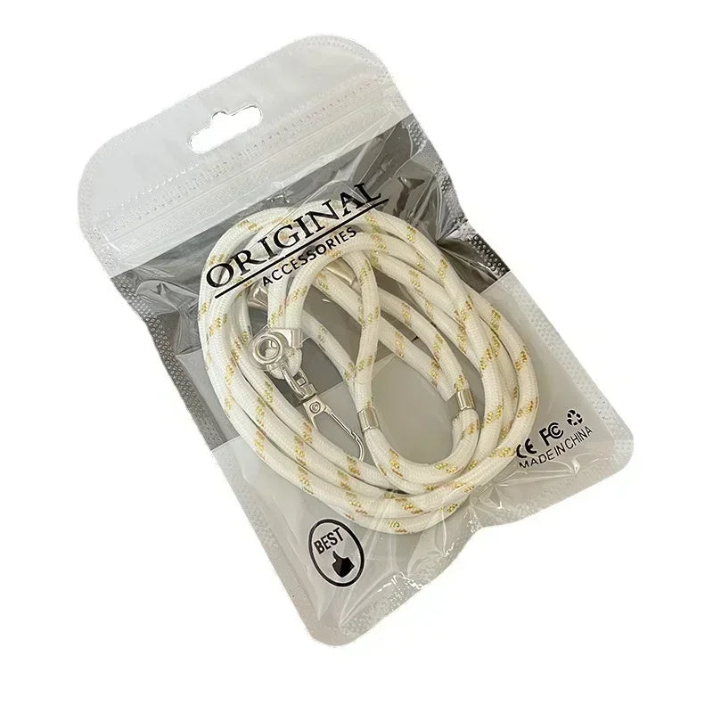 Adjustable Crossbody Strap Hanging Mobile Phone Back Clip Fixed Card Hanging Neck Universal Lanyard Safety And Anti Loss