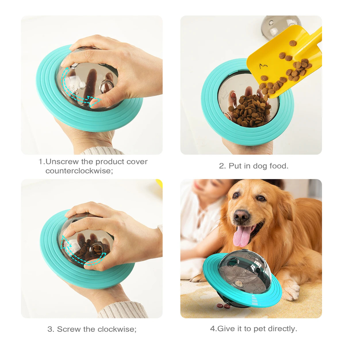 Dog Interactive Food Leaking Dispensing Treat Ball For Small Large DogSPECIFICATIONSBrand Name: HolapetOrigin: Mainland ChinaToys Type: Interactive ToysIs Smart Device: noMaterial: PlasticType: DogsSet Type: noChoice: yes
Dog InteraShopDoggieworksShopDoggieworksSmall Large Dogs Improve IQ Training Toy Puppy Slow Feed Dachshund Toy