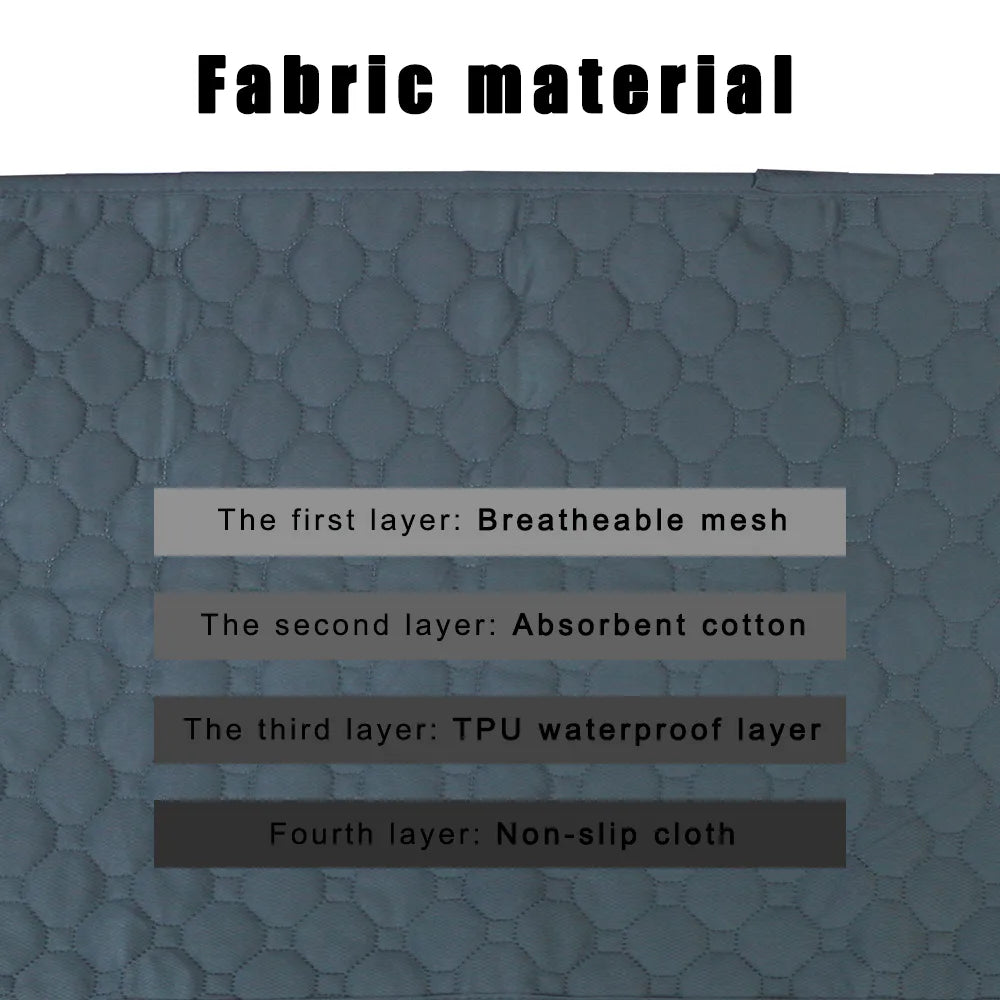Dog Pet Pet accessories Washable Reusable Training Pad Urine Absorbent Waterproof Diaper Mat Car Seat Cover