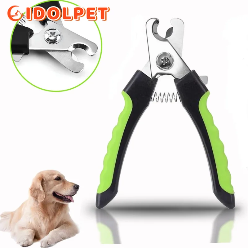 Dog Nail Clippers with Safety Guard Cat Dog Nail Trimmers Pet Nail Clippers Sharp Blades Suitable for Medium Large Dogs Cats