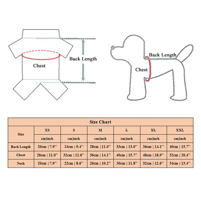 Winter Warm Dog Clothes For Small Dogs Windproof Dog Down Jacket Solid Color Dogs Coat Jacket Padded Clothing Chihuahua Clothes