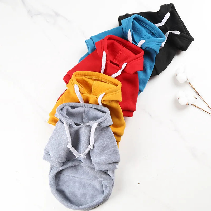 Large Dog Hoodies Clothes Winter Warm Dog Sweater Soft Pets Clothing Classic Cotton Bulldog Costume Coat XS-5XL Accessories