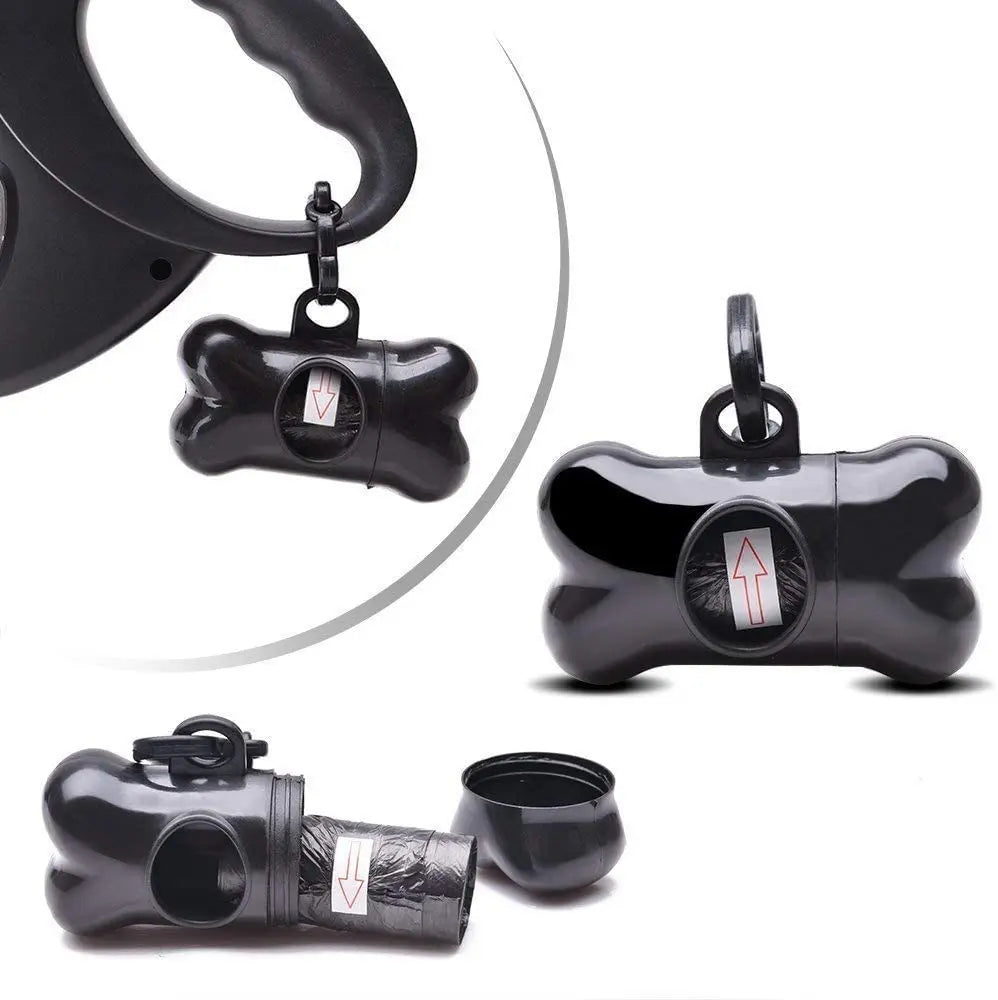 30Rolls Dog Poop Bags with Dispenser and Leash Clip Disposable Puppy Pooper Scooper Bag Small Rolls Outdoor Clean Pets Supplies