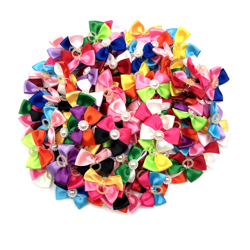 100pcs Pet Dog Hair Bow Accessories Pearl Accents Colourful with RubbeSPECIFICATIONSBrand Name: NoEnName_NullMaterial: ClothOrigin: Mainland ChinaCN: ZhejiangItem Type: Hair AccessoriesSet Type: YESType: Dogs
ShopDoggieworksShopDoggieworks100pcs Pet Dog Hair Bow Accessories Pearl Accents Colourful