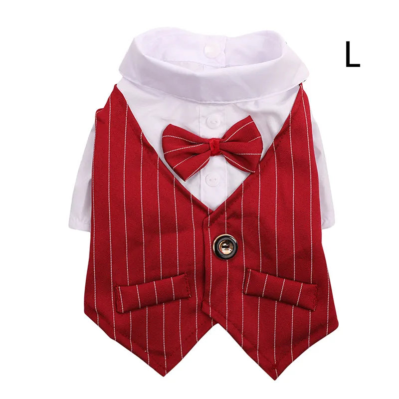Dog Shirt Stylish Suit Pet Small Dog Clothes Bow Tie Wedding Shirt CosSPECIFICATIONSBrand Name: NoEnName_NullOrigin: Mainland ChinaCN: ZhejiangSeason: All seasonsMaterial: PolyesterType: Dogs
94121
HOT SALES
ShopDoggieworksShopDoggieworksDog Shirt Stylish Suit Pet Small Dog Clothes Bow Tie Wedding Shirt Costume Formal Tuxedo