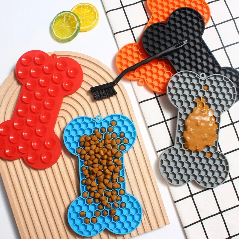 Bone Shape Silicone Licking Pad Pet Dog Peanut Butter Slow Food Bowl ESPECIFICATIONSBrand Name: NoEnName_NullItem Type: Slow FeederOrigin: Mainland ChinaType: DogsMaterial: silica gelApplicable Dog Breed: Universal
Bone SShopDoggieworksShopDoggieworksBone Shape Silicone Licking Pad Pet Dog Peanut Butter Slow Food Bowl Eating
