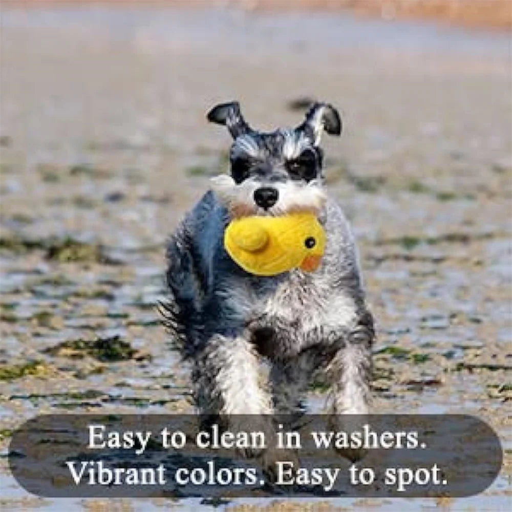 Pet Dog Toys Plush Chew Toy Soft Banana Bone Vegetable Fruit Squeaky Puppy Training Interactive Toy Bite-Resistant Pet Supplies