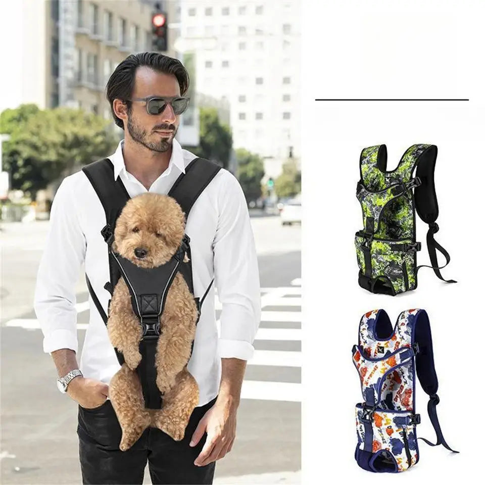 High quality Dog Carrier Backpack Adjustable Pet Carriers Front Facing motorcycle pet backpack Puppy Travel Bag Cycling Pet bag