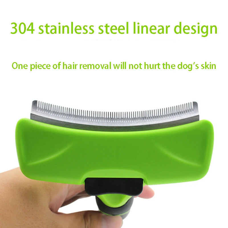 New Pet Hair Remover Combs Furmine Cat Grooming Brush Deshedding Tool Comb Edge Trimming Dog Cat Rake Removal fur brush