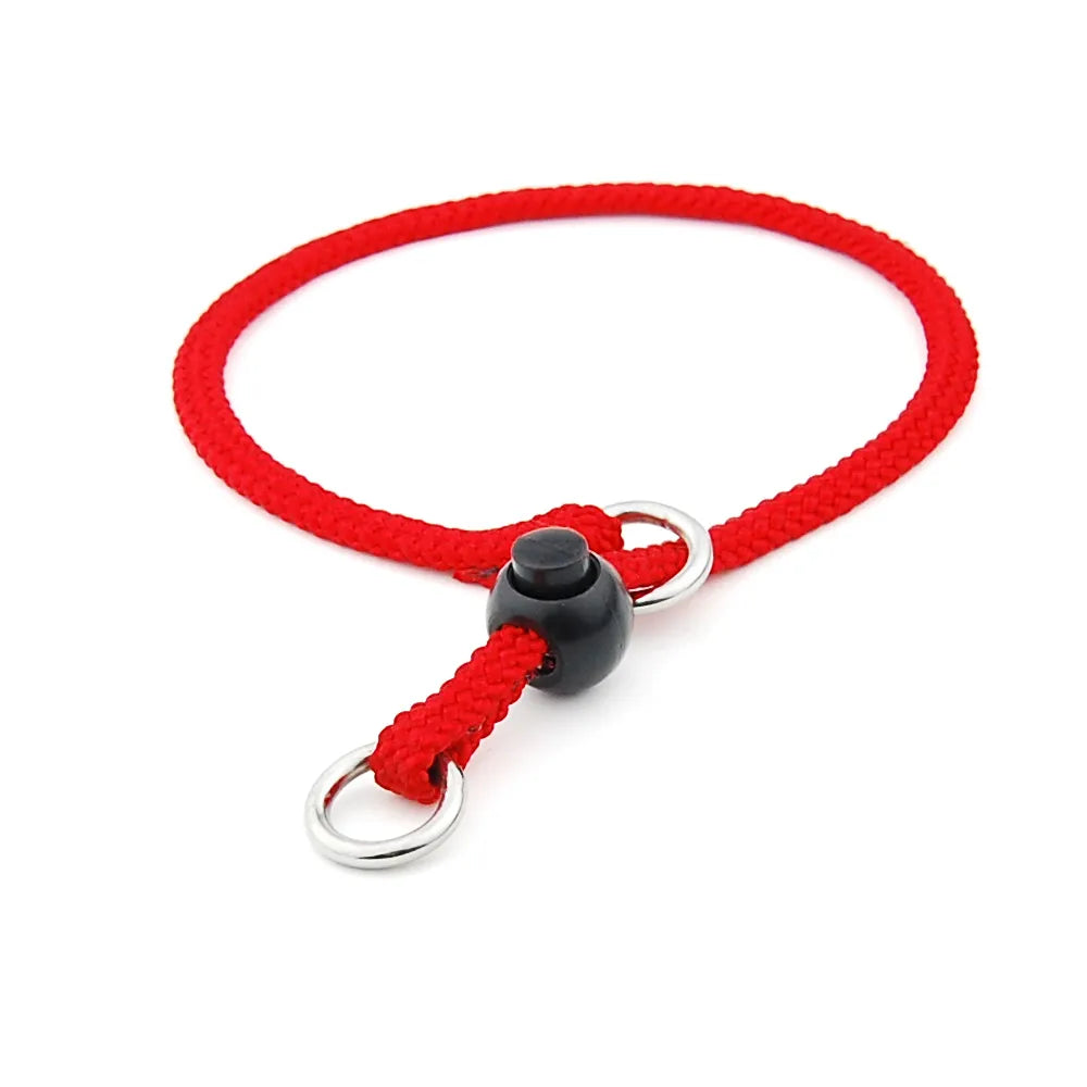 Dog  Pinch Collar Pet Adjustable Knitting Nylon Collar with Control Buckle Necklace for Small Medium Large dogs Pet Supplies