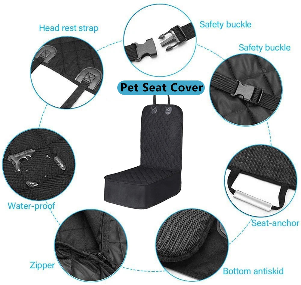 Pet Dog Car Seat Cover 2 in 1 Dog Car Protector Transporter Waterproof Cat Basket Dog Car Seat Hammock For Dogs In The Car