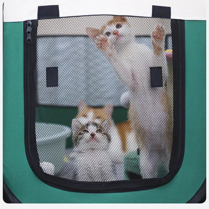 HOOPET Cat Delivery Room Detachable Summer Pet Tent Outdoor Dog Folding Fence Cat Cage Dogs Enclosure Surrounded Pet Supplies