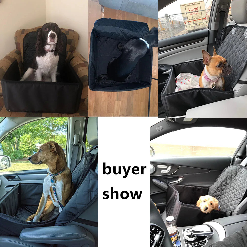 Pet Dog Car Seat Cover 2 in 1 Dog Car Protector Transporter Waterproof Cat Basket Dog Car Seat Hammock For Dogs In The Car