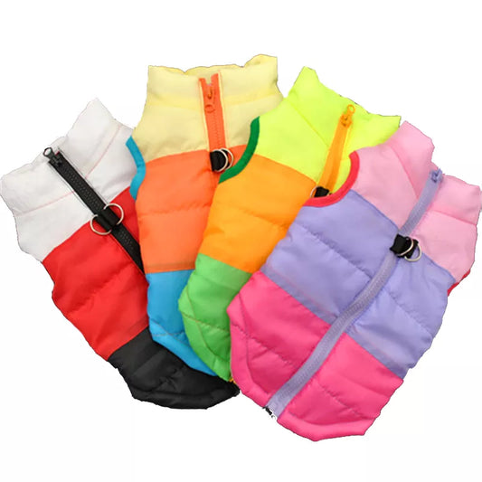 Warm Dog Clothes Windproof Winter Pet Dog Coat Jacket Padded Clothing for Yorkie Chihuahua Puppy Cat Outfit Vest Pet Products