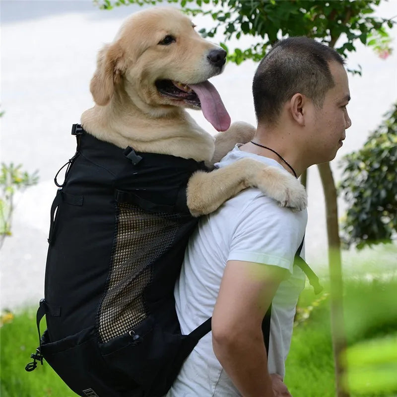 1PC Dog Carrier Pet Shoulder Traveler Backpack Dog Outcrop Bags Ventilation Breathable Washable Outdoor Bicycle Hiking Backpack