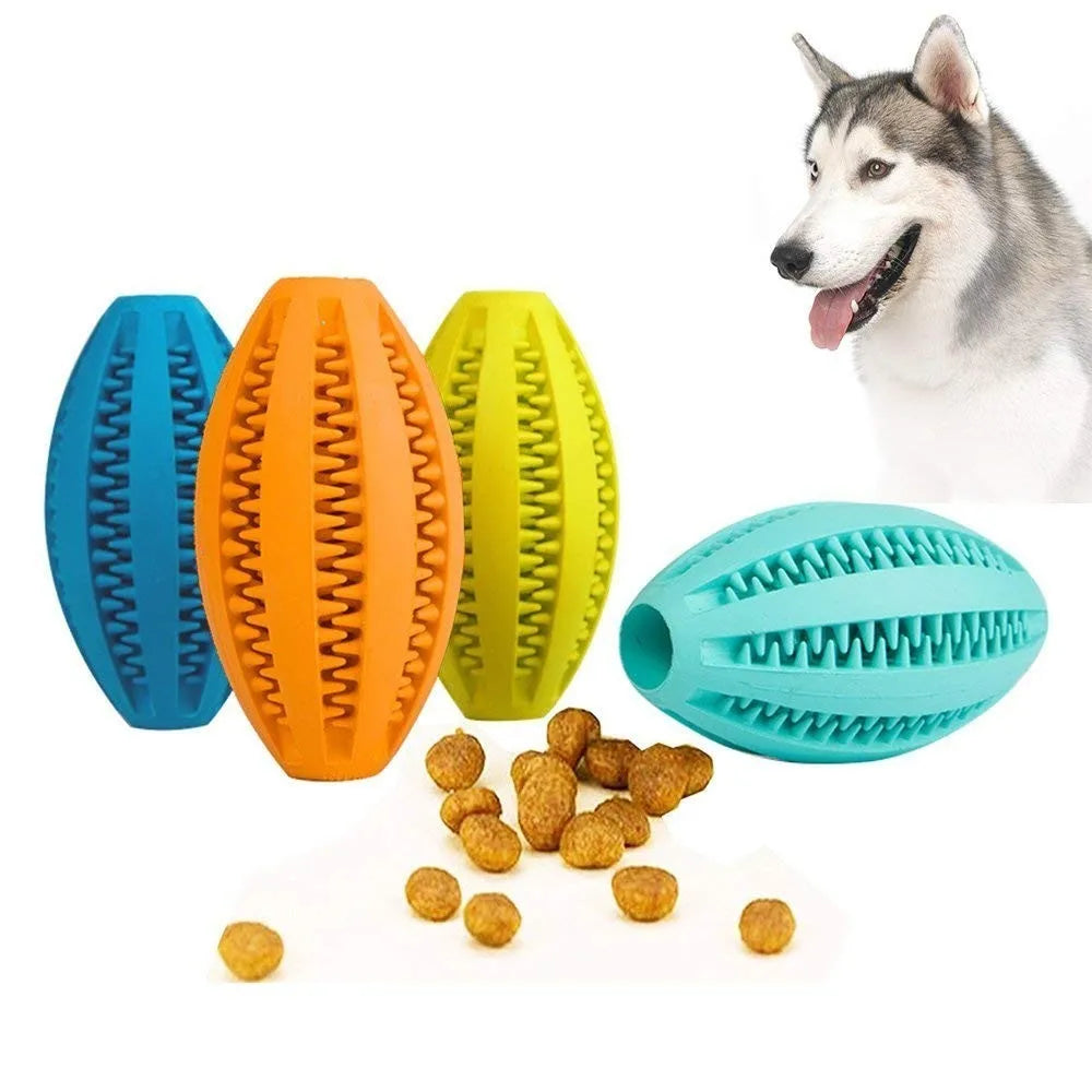 5/7/11cm Pet Dog Toys Extra-tough Rubber Jump Toy Interactive Elasticity Ball Dog Chew Toys For Dog Tooth Cleaning Treat Ball