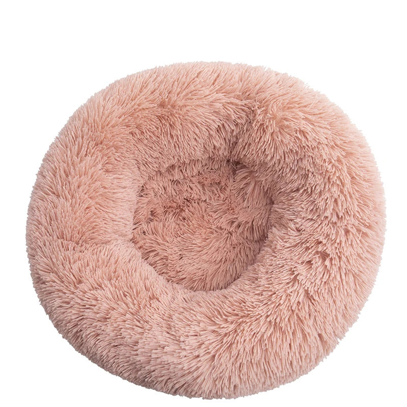 Donut Mand Dog Accessories for Large Dogs Cat's House Plush Pet Bed for Dog XXL Round Mat For Small Medium Animal Calming 100CM