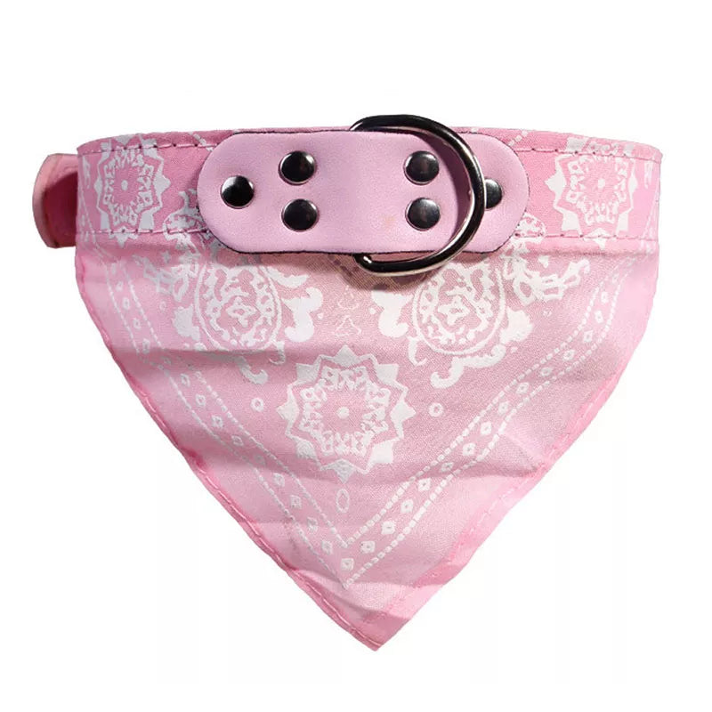 Pet Collars With Print Scarf Cute Adjustable Small Dog Collar NeckerchSPECIFICATIONSBrand Name: NoEnName_NullType: CollarsCollar Type: Basic Collarsis_customized: NoMaterial: PUIs Smart Device: noOrigin: Mainland ChinaCN: AnhuiPattern:ShopDoggieworksShopDoggieworksPrint Scarf Cute Adjustable Small Dog Collar Neckerchief Puppy Pet Slobber Towel Cat Accessories