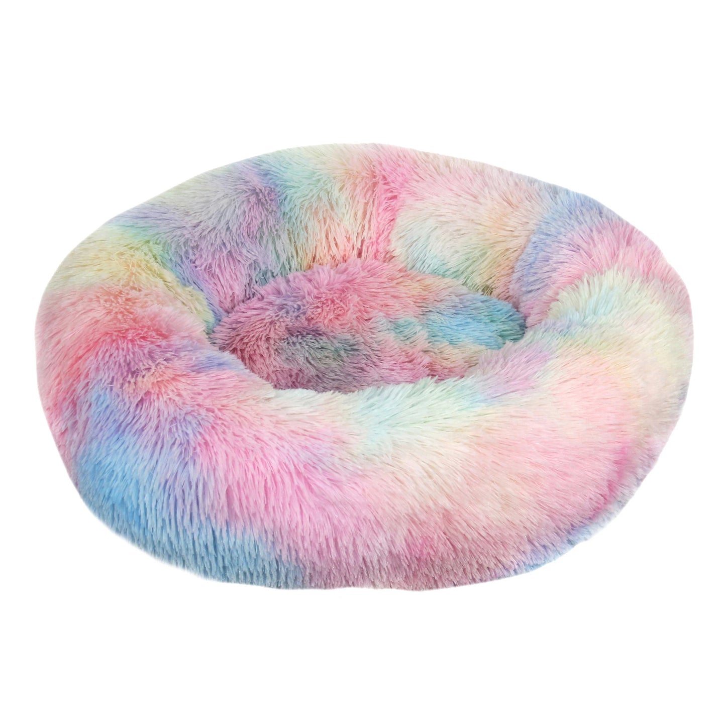 Donut Mand Dog Accessories for Large Dogs Cat's House Plush Pet Bed for Dog XXL Round Mat For Small Medium Animal Calming 100CM