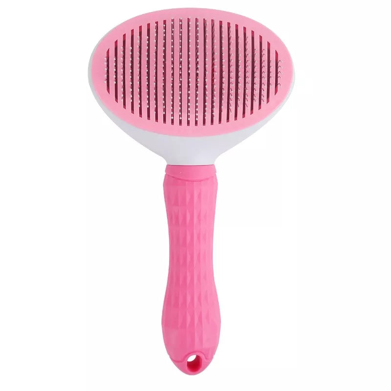 Pet Dog Brush Cat Comb Self Cleaning Pet Hair Remover Brush For Dogs CSPECIFICATIONSBrand Name: NoEnName_NullOrigin: Mainland ChinaMaterial: Stainless SteelType: DogsColor: Blue Pink Gray GreenAutomatic Fur Cleaning Grooming Tool: Pet ShopDoggieworksShopDoggieworksDogs Cats Grooming Tools Pets Dematting Comb Dogs Accessories