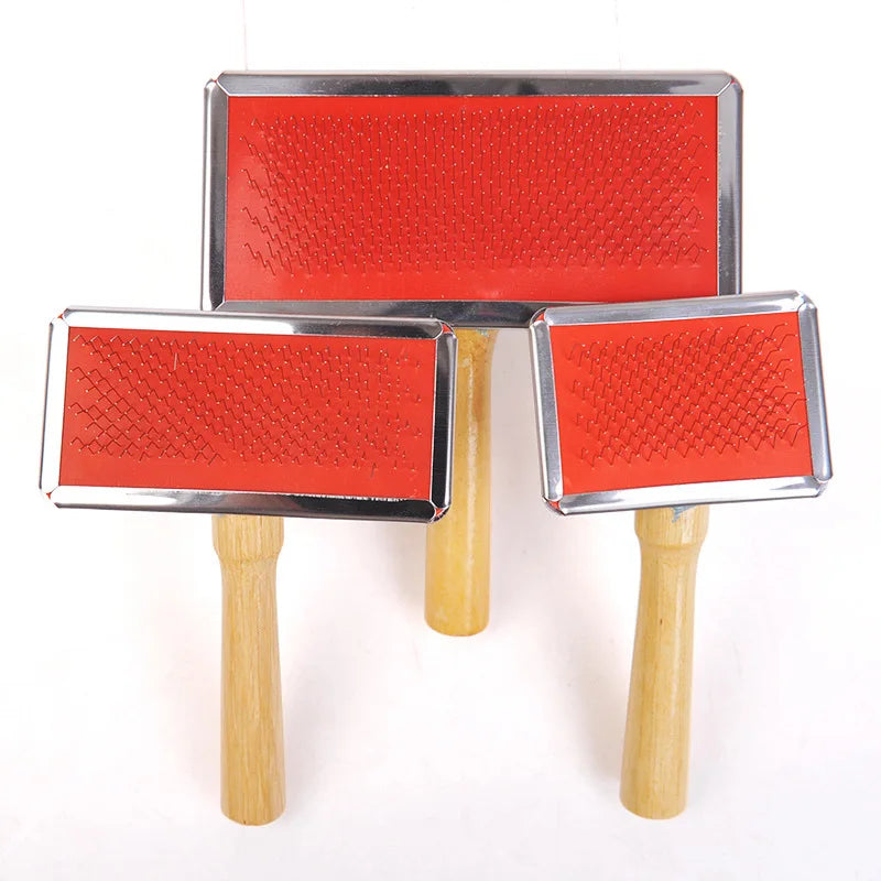 Steel Needle Comb for Dog Cat Yokie Gilling Brush Dog Rake Comb Massage Grooming Tools Pet Brush Dog Accessories