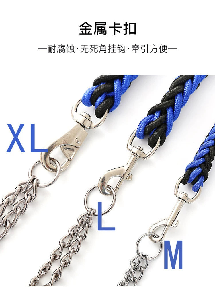 Pet Collar Dog Leash Bold Dog Leash Dog P Rope Big Dog Towing Rope Small Size Dogs Large Dog Golden Retriever