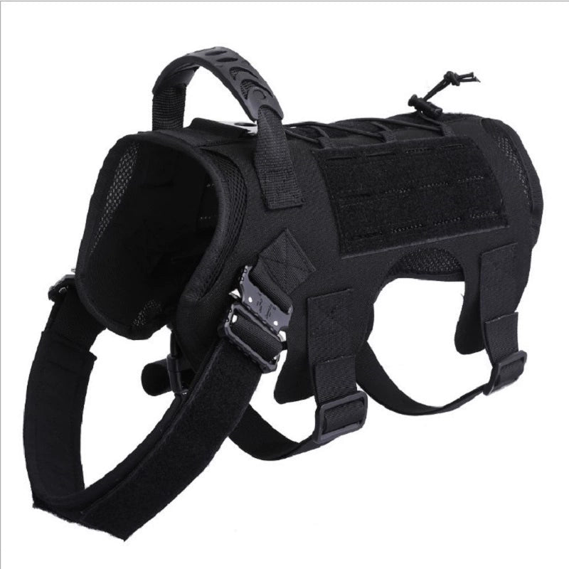 Dog Tactical Vest Medium-Sized Dog Large Dog German Shepherd Malinois Breathable Waterproof Outdoor Big Dog Training Dog Vest Chest Back