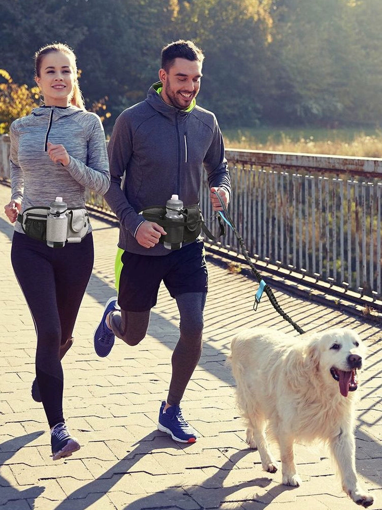 Running Dog Leash Belt for Walking Dogs Lace-up Waist Hand Holding Rope Running Dog Leash Dog Leash Dog Dog Leash Dog Leash Free Hands Handy Gadget