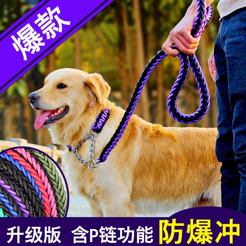 Training Professional Large Medium Small Explosion-Proof Collar Chain Dog Walking