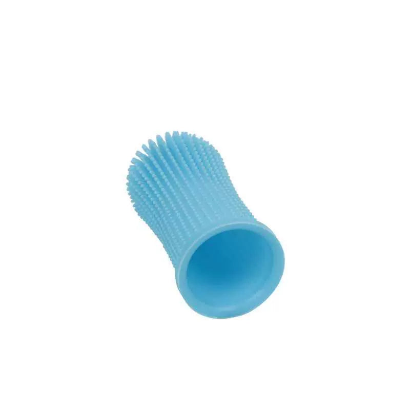 2023 New Pet Silicone Finger Toothbrush Sanitary Cat Dog Finger Stall Cleaning Toothbrush Anticavity