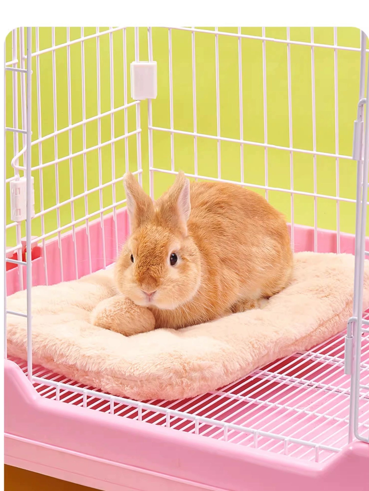 Pet Rabbit Cotton Pet Nest Rabbit Tail Pad Warm Mat Winter Thickened Lying Mat Comfortable Totoro Guinea Pig Supplies