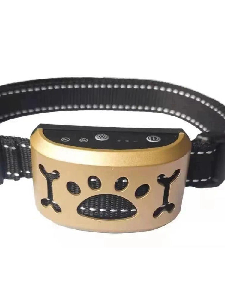 Bark Stopper Intelligent Automatic Electric Shock Collar Teddy Anti-Bark Pet Bark Collar Dog Barking Prevention Disturbance Handy Gadget