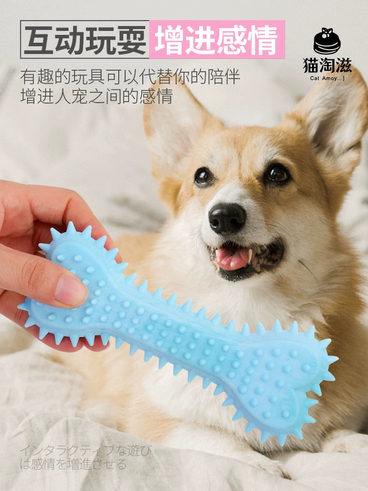 Dog Toy Doggy Molar Rod Bone Bite-Resistant Small and Medium-Sized Outing Dog Training Fabulous Appliance Golden Retriever Shepherd Dog Toy