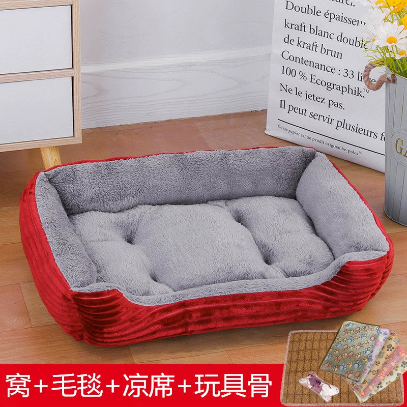 All Year Round Neutral Doghouse Cathouse Winter Warm Teddy Dog Sleeping Mat Floor Mat Pet Bed Products for Summer Dog Bed