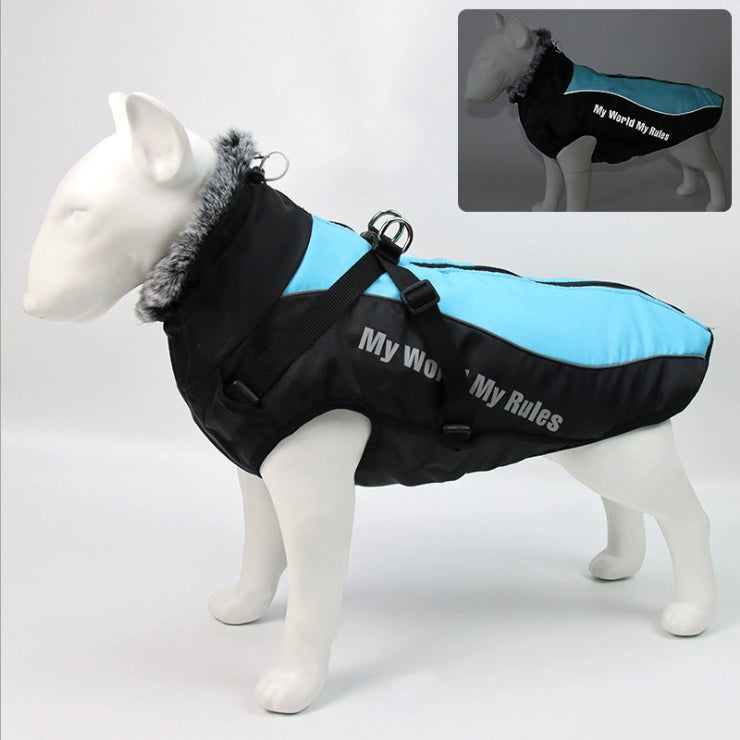 Dog Clothes Autumn and Winter Clothes Medium Large Dog Corgi Golden Retriever Puppy Special Winter Heattech Thick down Jacket Cotton-Padded Clothes