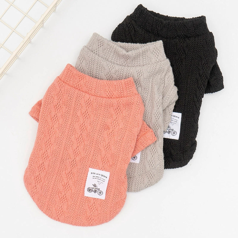 Pet Cute Clothes Autumn Dog Casual Two Feet Apparel Cat Clothing Winter Small Size Dogs Bichon Teddy Bottoming Sweater