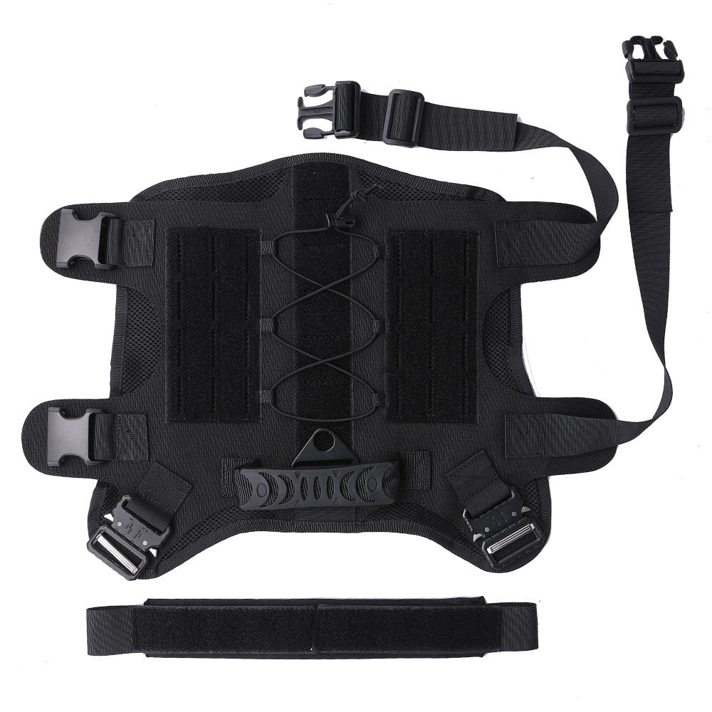 1000D Laser Molle Outdoor Tactics Dog Vest Cobra Buckle Quick Take off Dog Clothes Pet Dog Self-Carrying Clothes