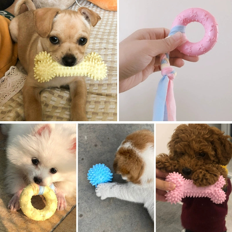 Dog Puppy Bite Stick Dog Toy Teether Small Dog Puppy Ball Play Teddy Corgi Pet Supplies