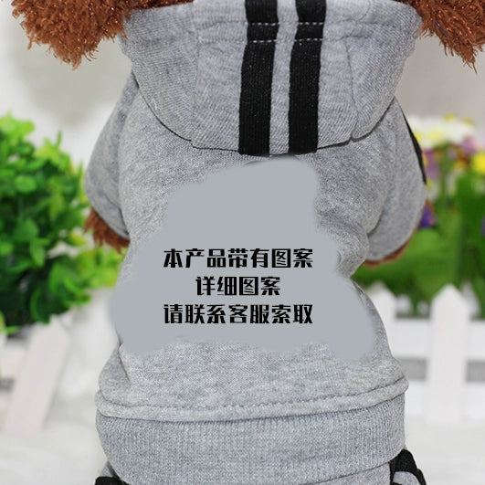 Teddy Pet Costume Small Dog Cotton-Padded Clothes for Autumn and Winter Totoro