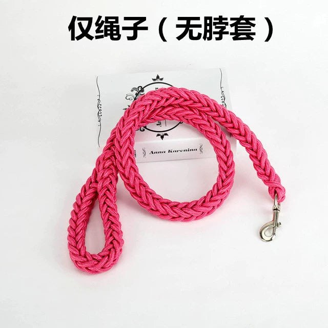 Pet Collar Dog Leash Bold Dog Leash Dog P Rope Big Dog Towing Rope Small Size Dogs Large Dog Golden Retriever