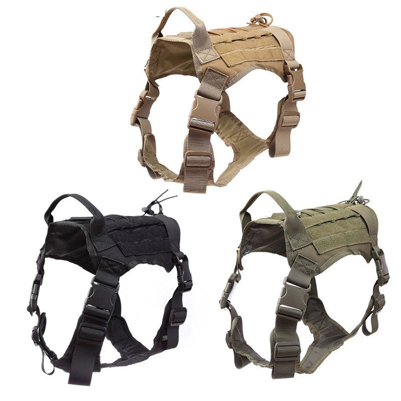 Nylon Tactical Hand Holding Rope Dog Vest