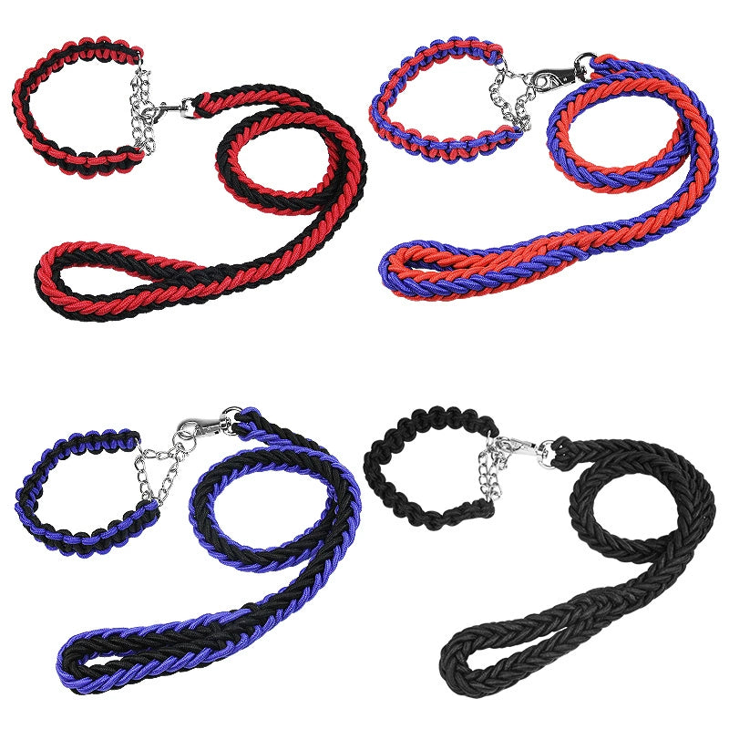 Labrador Golden Retriever Dog Hand Holding Rope Medium Large Dog Dog Walking Artifact Dog Rope Dog Chain P Chain Collar