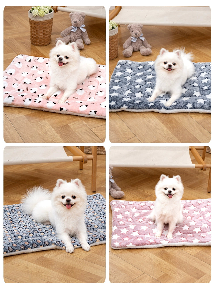 Pet Mat Kennel Cat Cage Dog Cage Thickened Warm Pad Dog for Sleep Cat Bayeta Winter Mattress