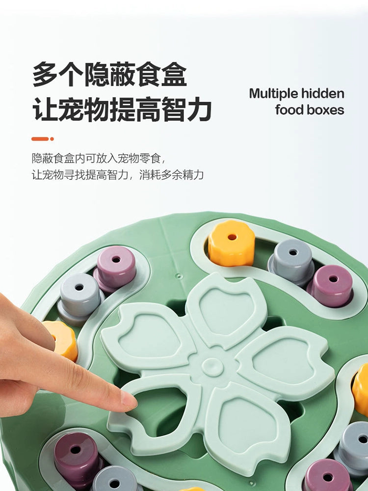 Pet Puzzle Food Dropping Ball Dog Bowl Cat Bowl Smell Feeder Maze Slow Food Plate Dog Training Stuffy Fengrong Toy