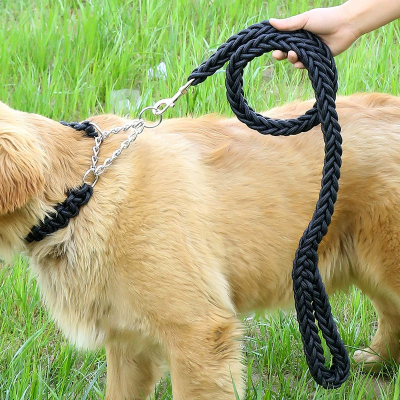 Pet Collar Dog Leash Bold Dog Leash Dog P Rope Big Dog Towing Rope Small Size Dogs Large Dog Golden Retriever