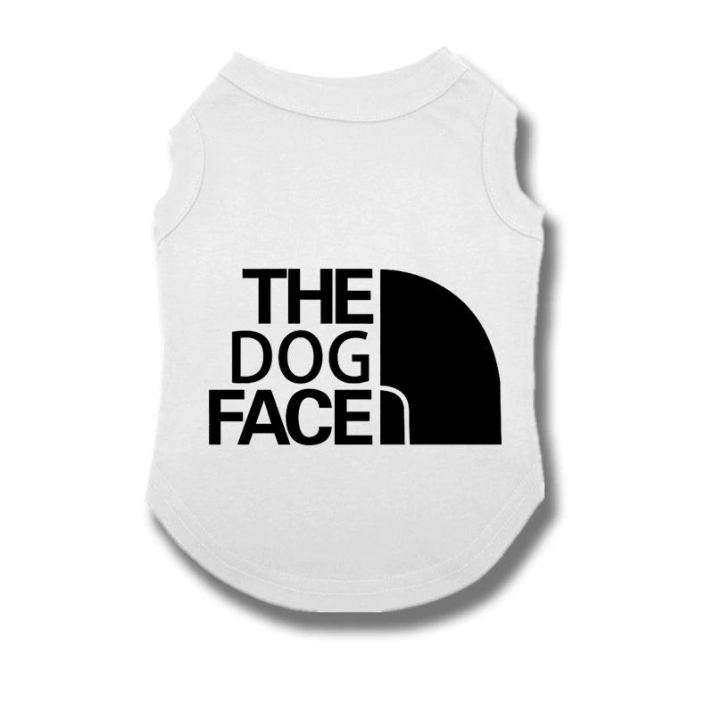 cross-border high quality dog face vest summer thin dog vest jarre aer