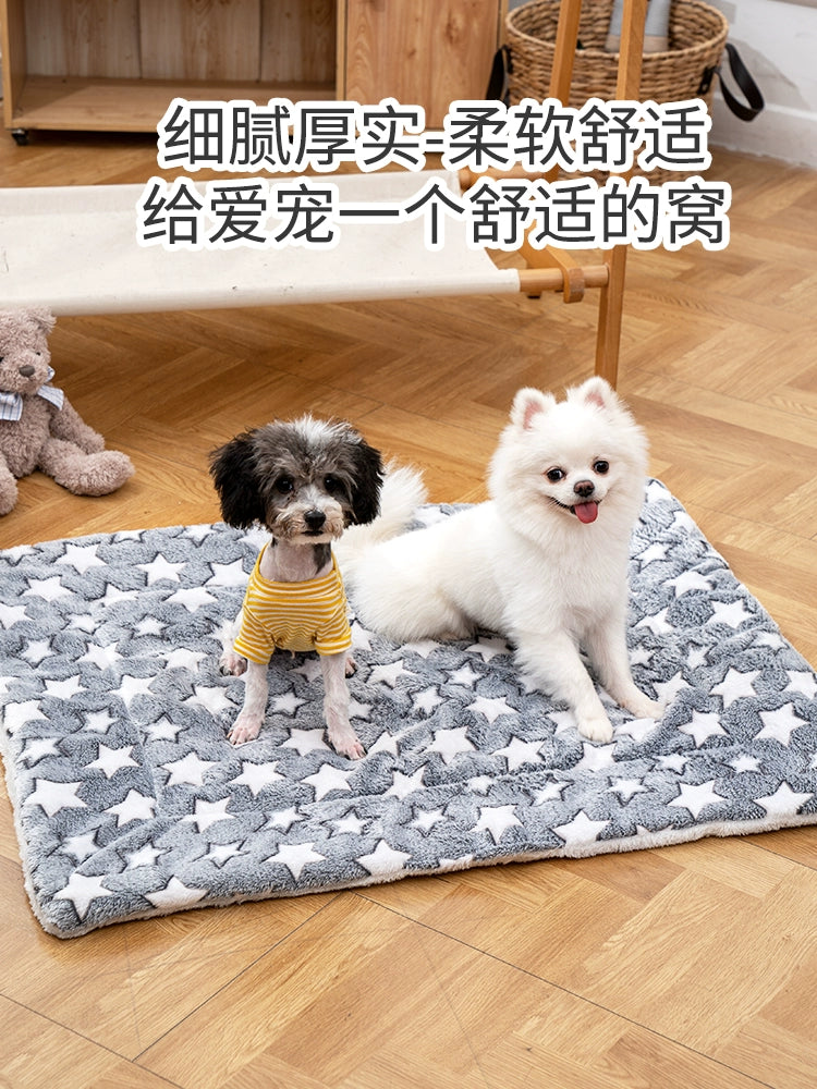 Pet Mat Kennel Cat Cage Dog Cage Thickened Warm Pad Dog for Sleep Cat Bayeta Winter Mattress