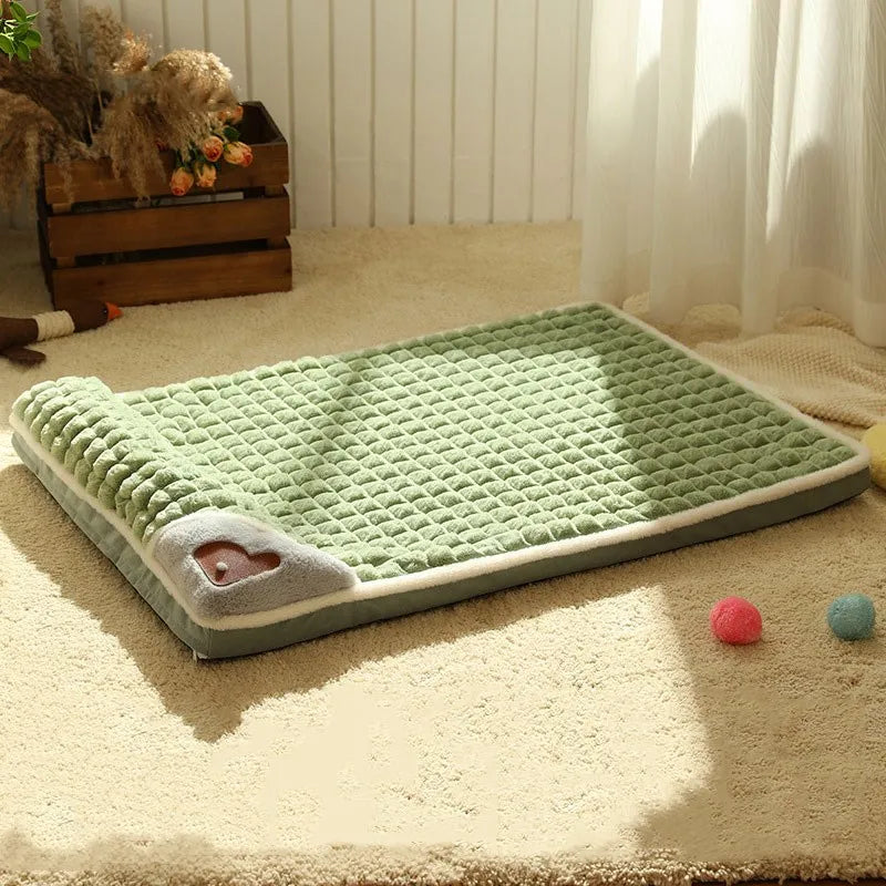 Pet Dog bed mat Protect cervical spine Detachable Dog house indoor For small medium large dogs bed Comfort Coft Pet supplies